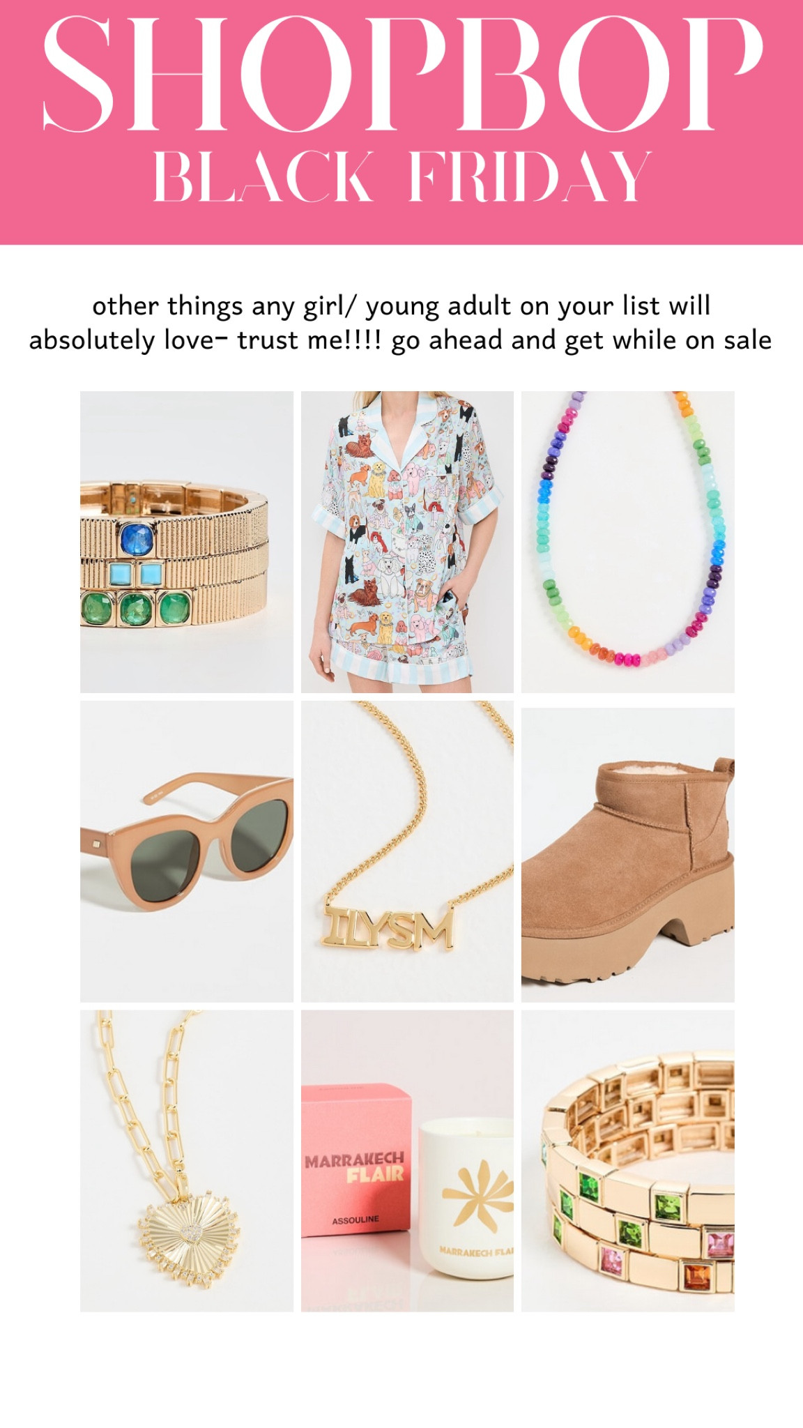 other things any girl on your list will want - i promise!!!! shopbop sale use code HOLIDAY 💖

#LTKSeasonal #LTKGiftGuide #LTKHoliday