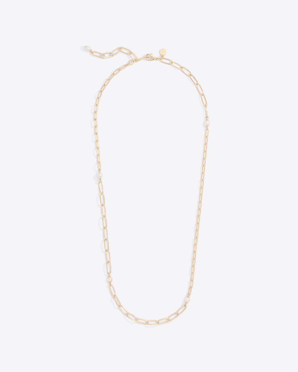 Paper Clip Gem Necklace | Draper James (US)