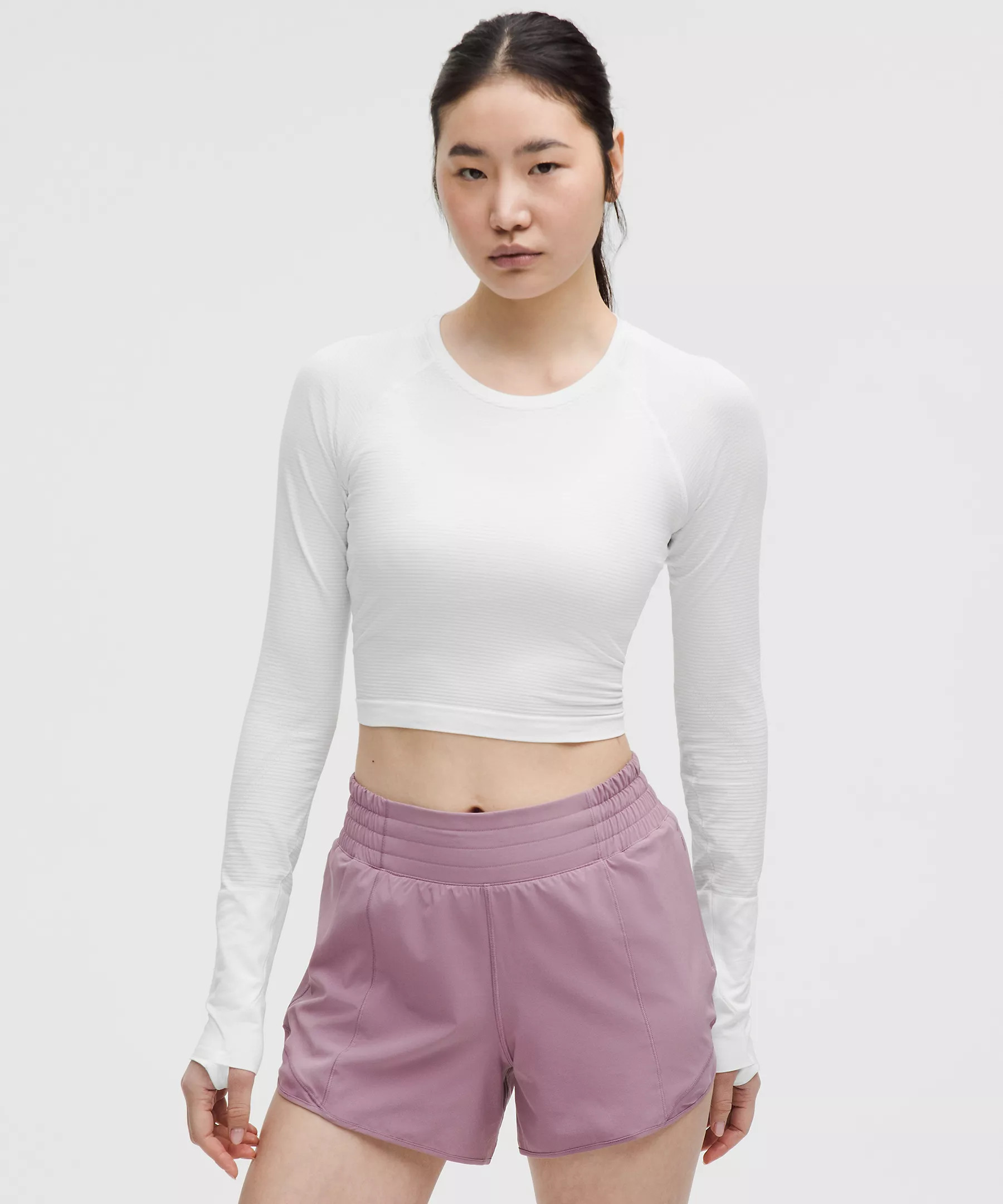 Swiftly Tech Cropped Long-Sleeve Shirt 2.0 | Lululemon (US)