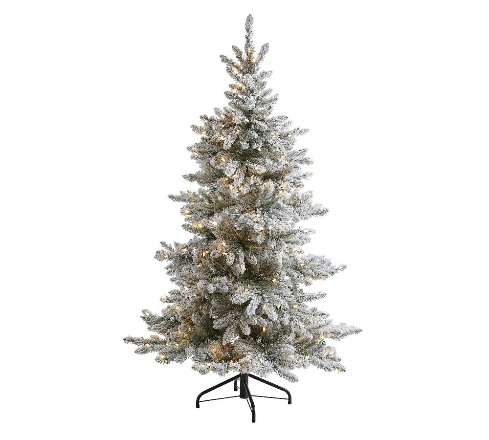 Faux Lit West Virginia Spruce Tree | Pottery Barn (US)