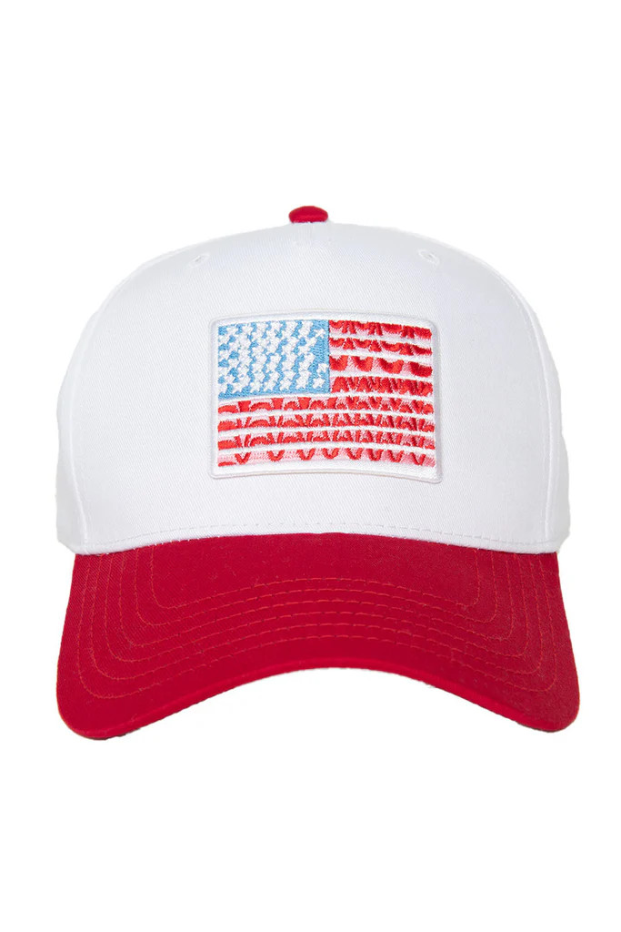 American Flag Two-Toned Hat | Katydid.com