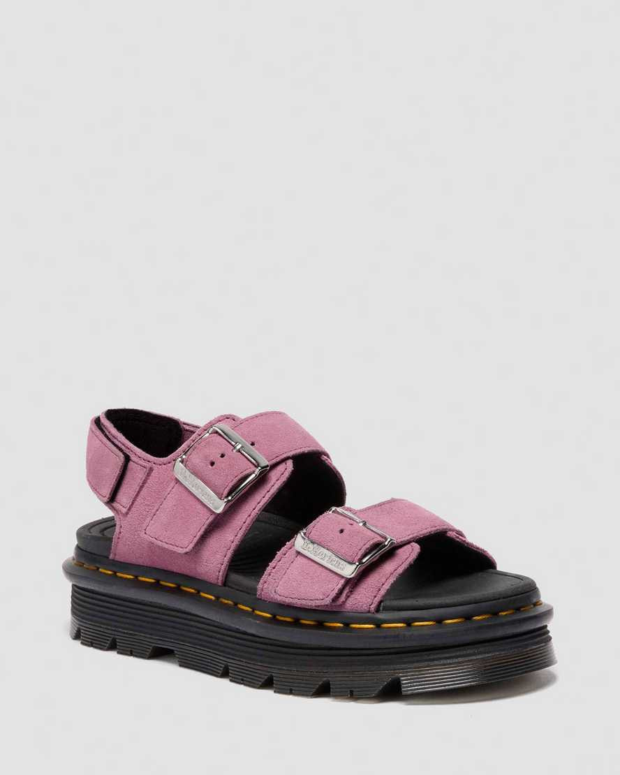 Zebzag Suede Sandals | Dr. Martens