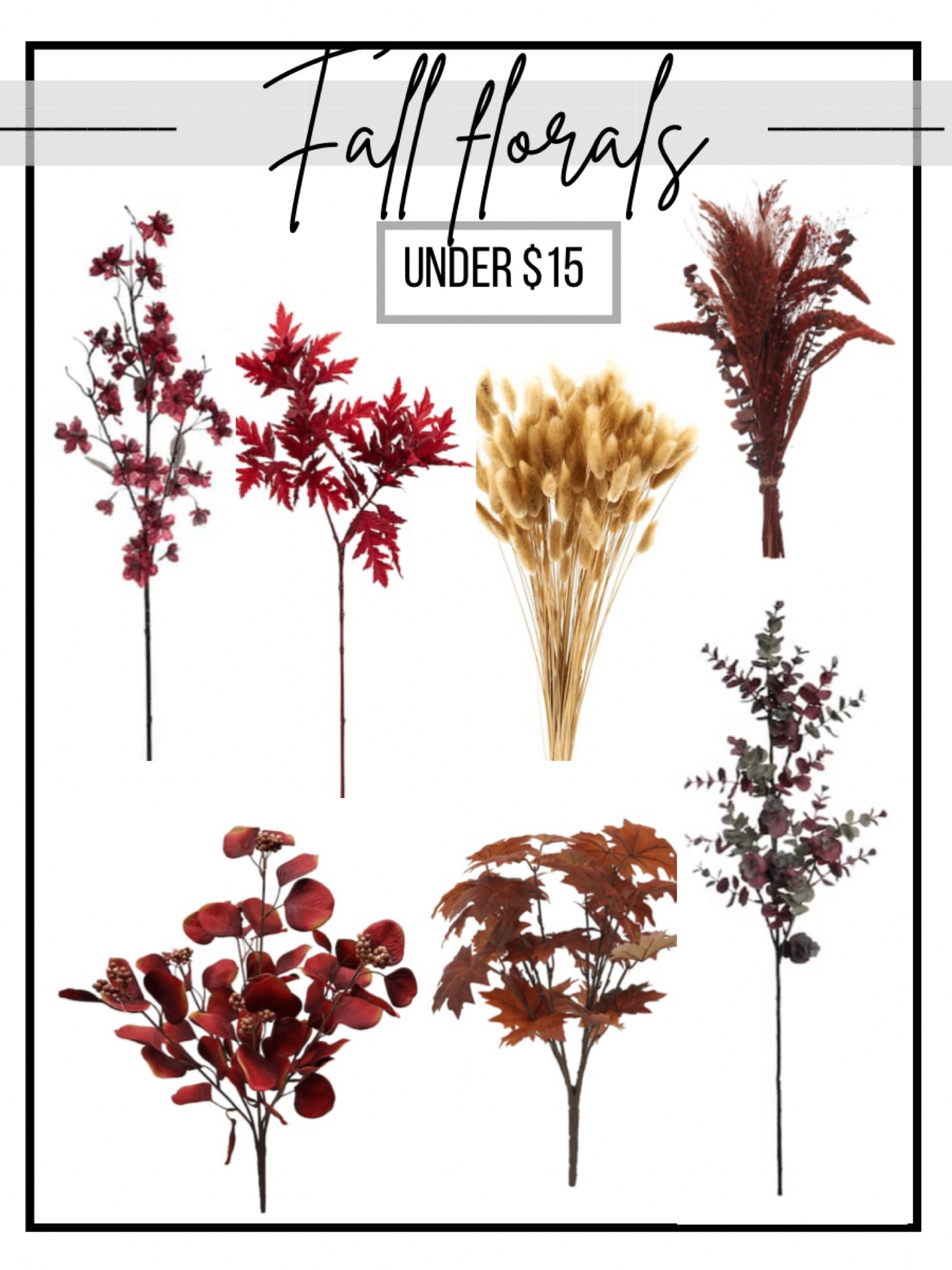 Fall Florals - Many dried and artificial florals are currently on sale (20% off with code: 22MADEBYYOU)

Home decor, fall decor, faux florals, fall greenery, eucalyptus, dried stems, artificial stems, res stems, brown stems

#LTKSale #LTKSeasonal #LTKhome