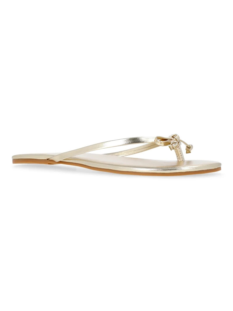 Time and Tru Women's Barely There Thong Sandals | Walmart (US)