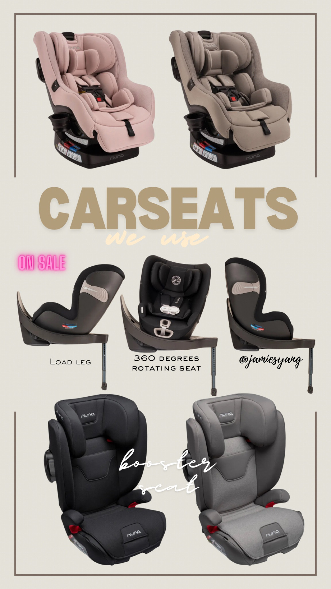 Car seats and booster seats we use! Just saw the cybex is on sale !! 

#LTKFamily #LTKBump #LTKKids