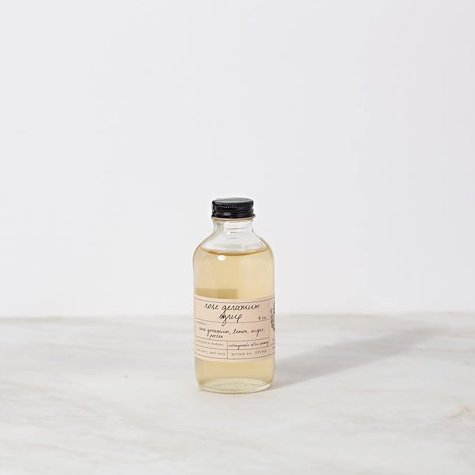 Rose Geranium Syrup | Natural light bodied fruit syrup | Amazon (US)