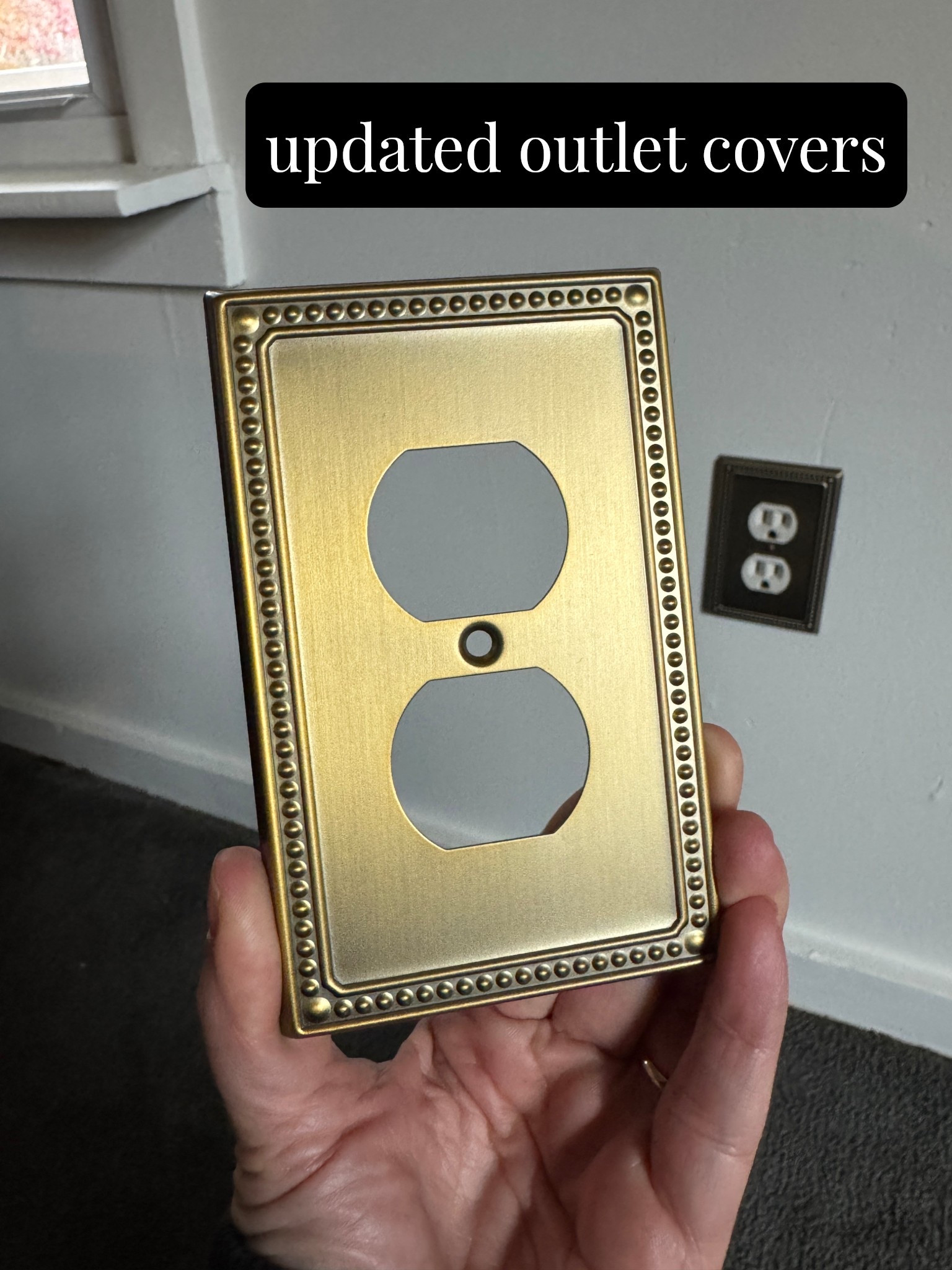 From almond outlet covers to the antique brass look for less!

#LTKHome