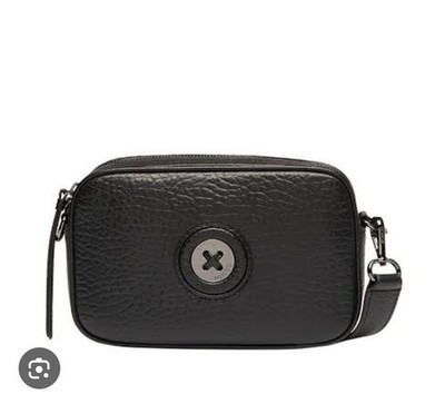 Mimco Mim Mazing Camera Crossbody Bag Gunmetal Leather Excellent Condition | eBay AU