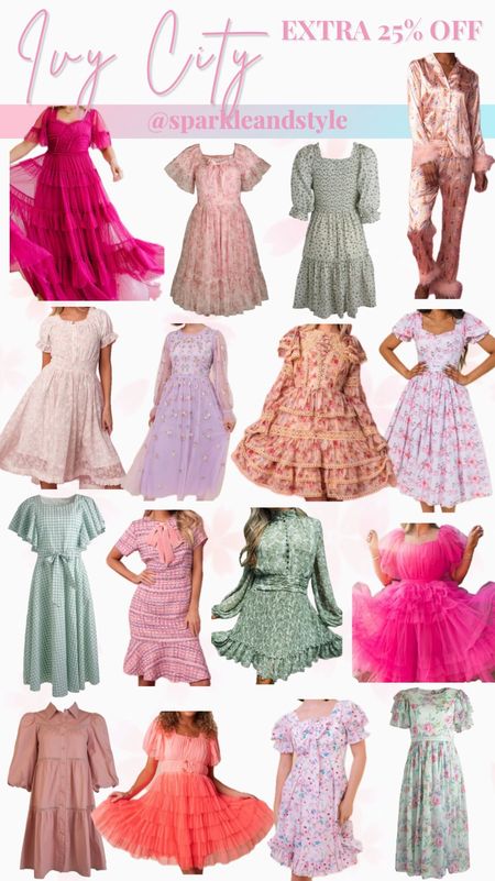 Ivy City dresses - extra 25% off sale styles with code Memorial24 🩷

#LTKSaleAlert #LTKWedding #LTKFindsUnder100