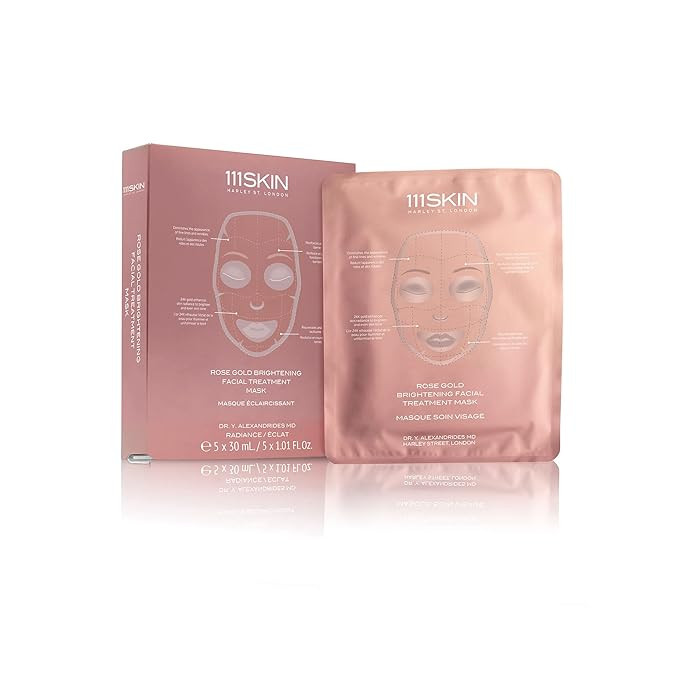 111SKIN Rose Gold Brightening Facial Treatment Mask | Fragrance Free | The Ultimate Pre-Event Mas... | Amazon (US)