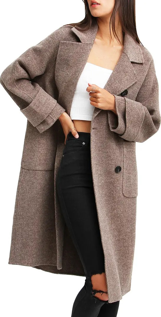 Rumour Has It Oversized Wool Blend Coat | Nordstrom