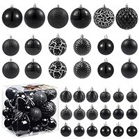 LANGXUN 36pcs Gold Christmas Tree Decorations Balls 2023, Bolas De Navidad - 6pcs 3.2'', 12pcs 2.... | Amazon (US)