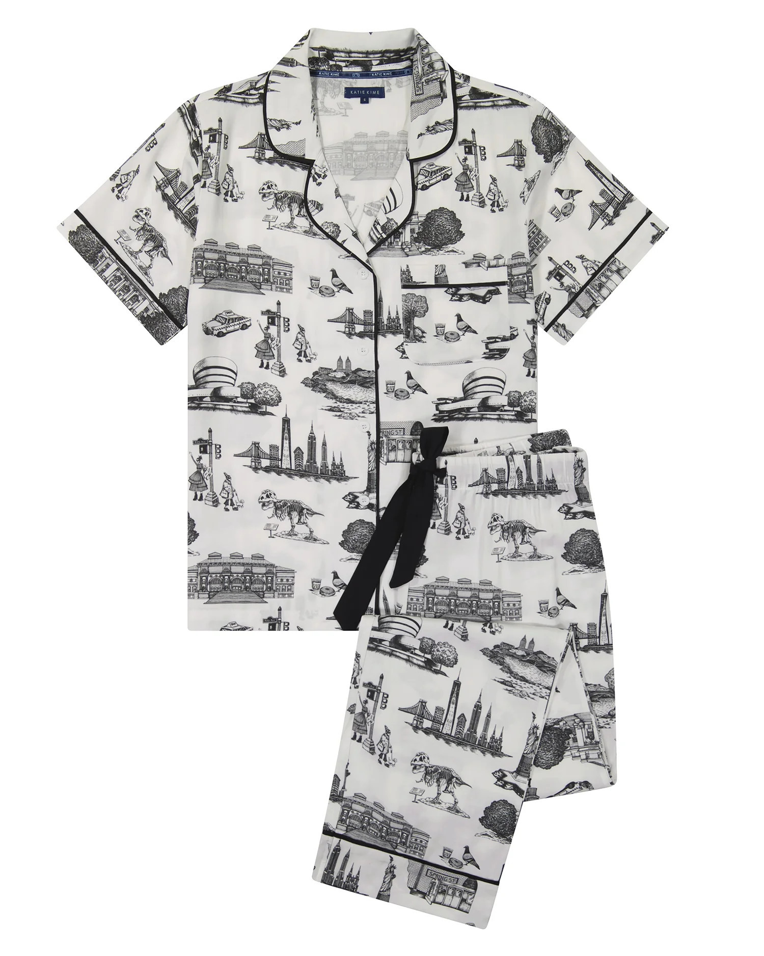 New York Toile Pajama Pants Set | Katie Kime Inc