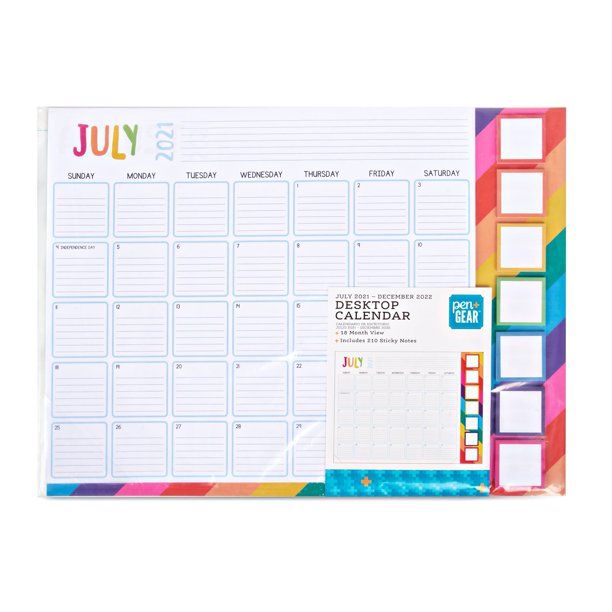 Pen+Gear Desktop Calendar | Walmart (US)