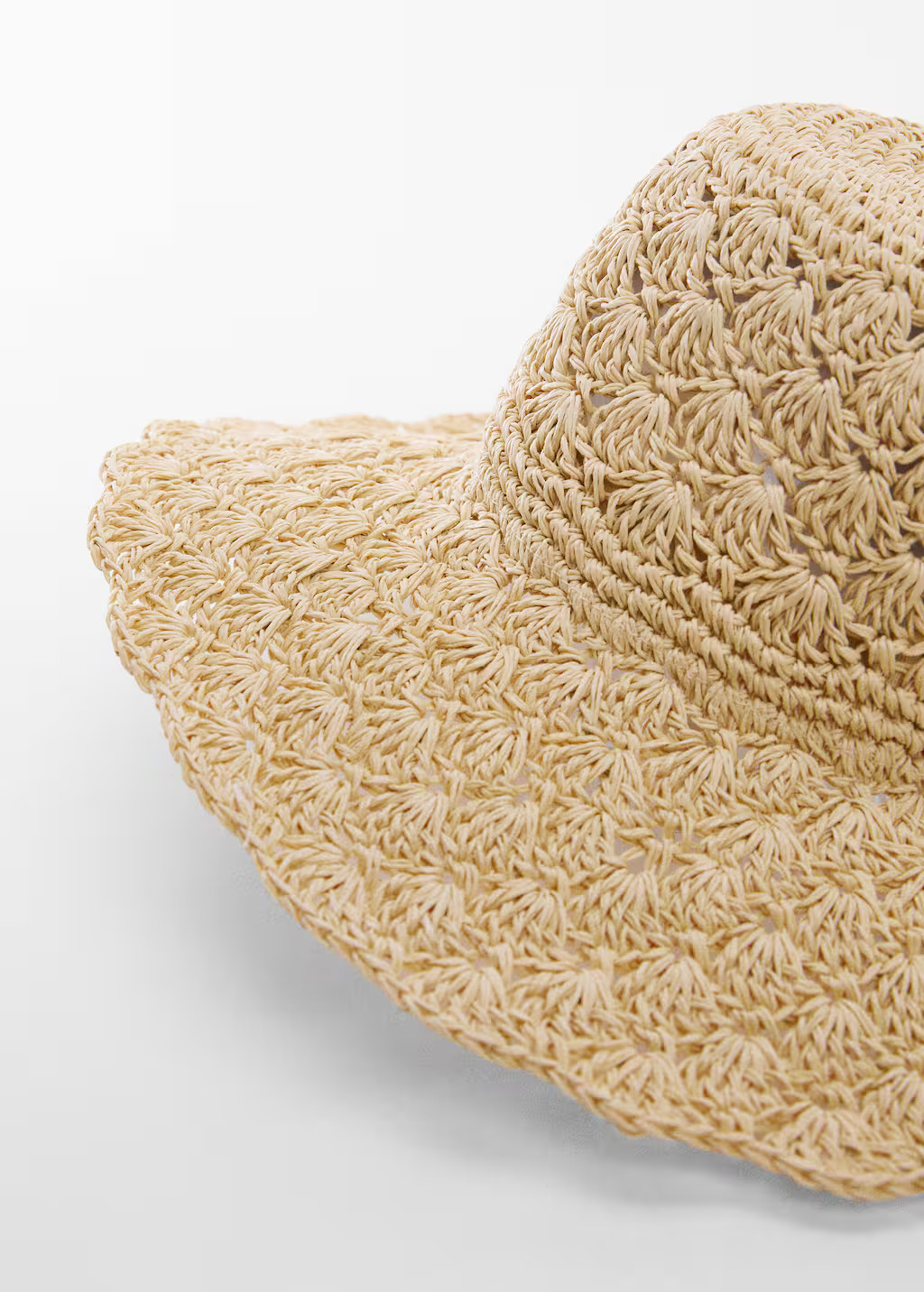 Natural fiber hat -  Women | Mango USA | MANGO (US)