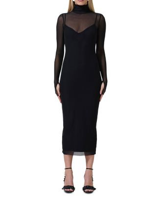 AFRM Power Mesh Bodycon Midi Dress  | Bloomingdale's Women | Bloomingdale's (US)