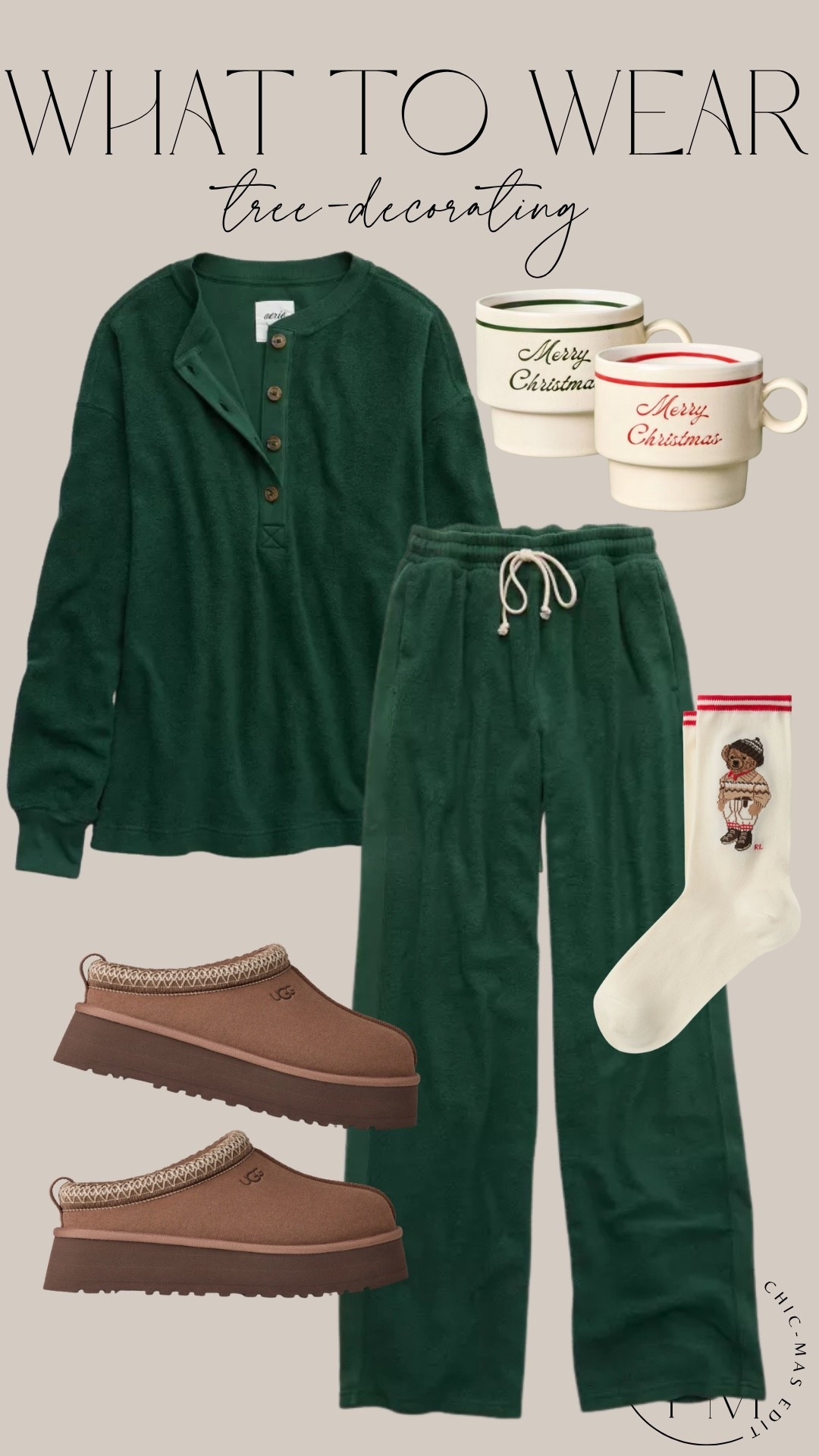 What to Wear: Christmas Tree Decorating. Holiday cozies! 

#LTKHoliday #LTKStyleTip