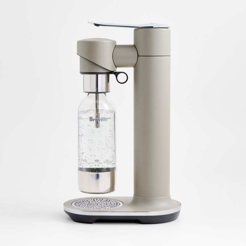 Breville InFizz Fusion Sparkling Beverage Maker in Almond Nougat with CO2 Canister | Crate & Barr... | Crate & Barrel
