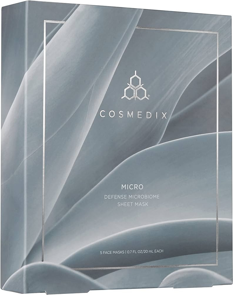 COSMEDIX Micro Defense Microbiome Peel-Off Sheet Mask, Hydrates & Quenches Dry Skin, Soothing & R... | Amazon (US)
