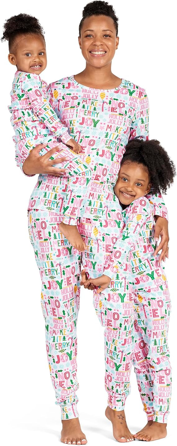 The Children's Place Kids' Family Matching, Festive Christmas Pajama Sets, Cotton | Amazon (US)