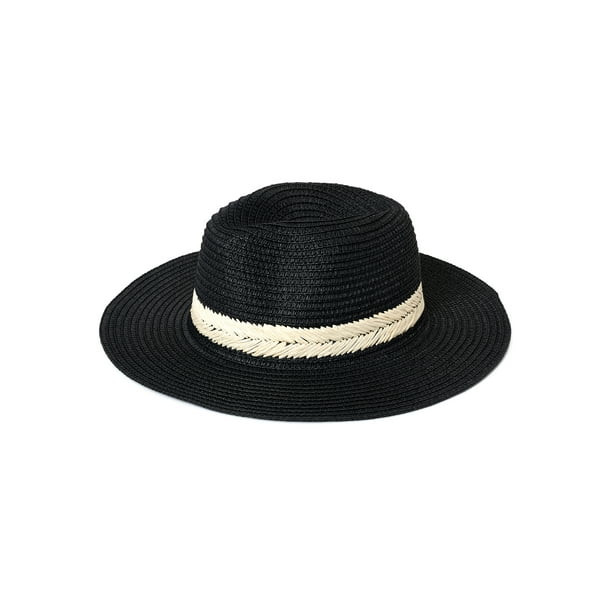 Time and Tru Women's Embroidered Fedora Hat | Walmart (US)
