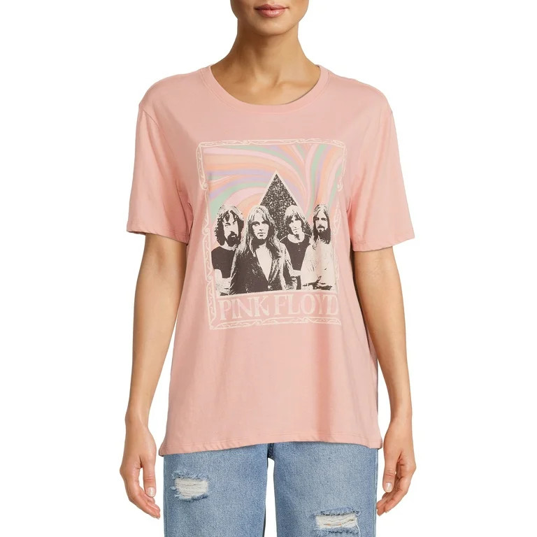 Time And Tru Women's Graphic Tee with Short Sleeves | Walmart (US)