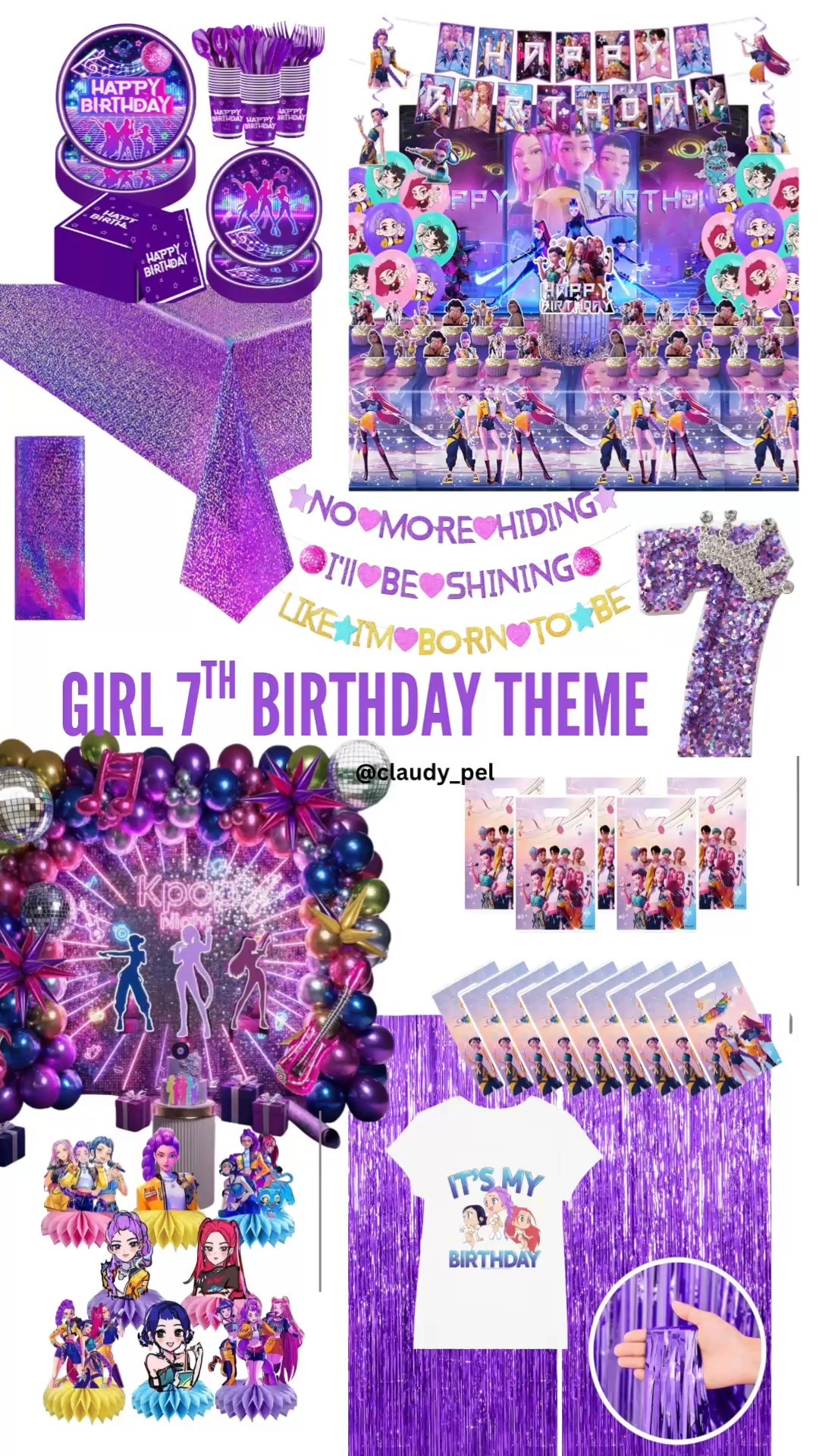 Last minute Kpop Demon Hunter Birthday Theme for my 7yo girl

#LTKKids #LTKmomlife #LTKHome