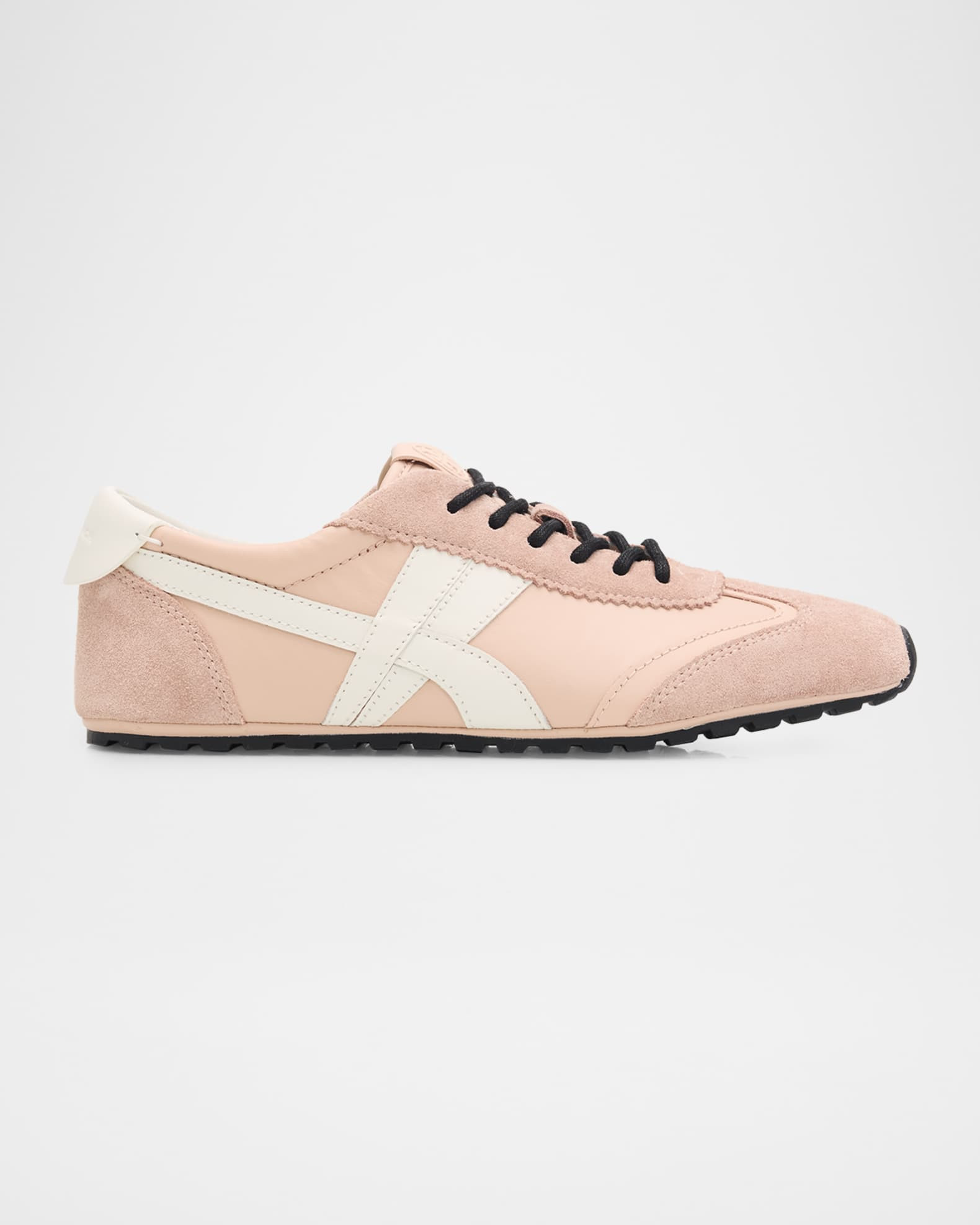 Hank Field Leather & Suede Low-Top Sneakers | Neiman Marcus