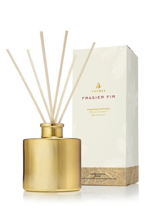 Thymes Frasier Fir Petite Gold Reed Diffuser at Nordstrom | Nordstrom