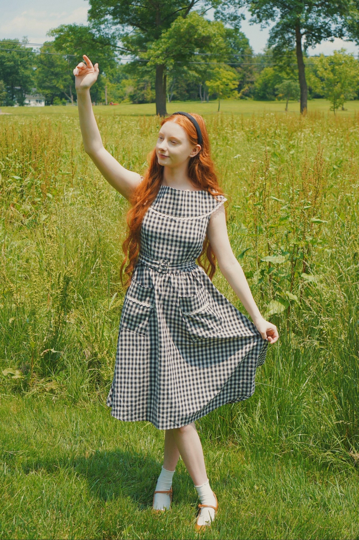 #retro#dress#gingham #vintage 