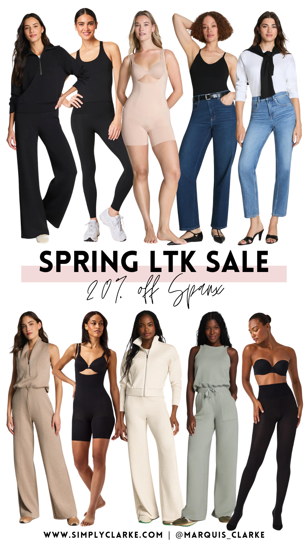 Spanx on sale! Take 20% off some of the best smoothing basics, leggings, and wardrobe staples. The perfect time to grab your favorites! 

 #LTKSpringSale #LTKSeasonal #LTKSaleAlert