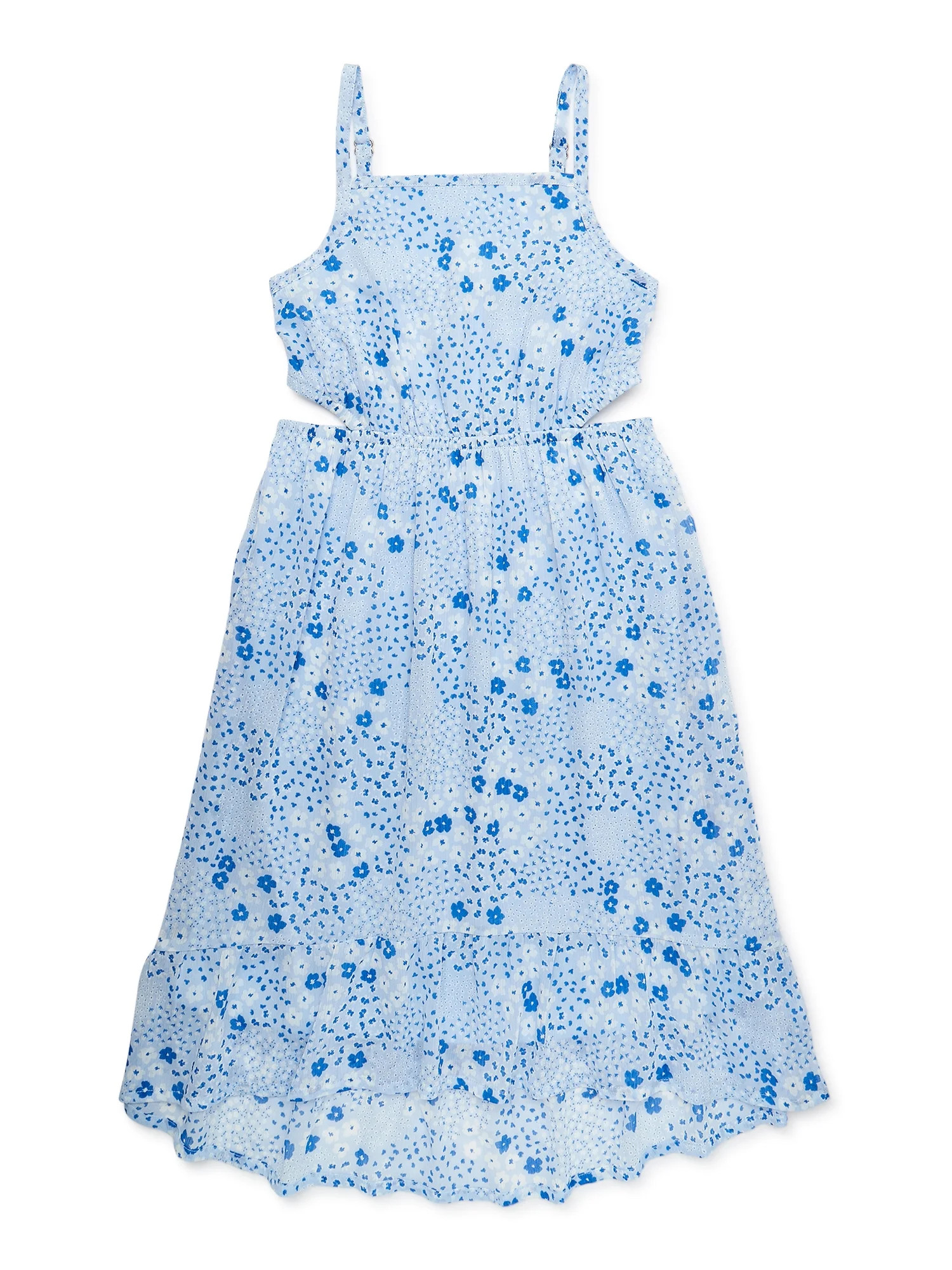 Wonder Nation Girls Sleeveless High-Low Dress, Sizes 4-18 & Plus | Walmart (US)