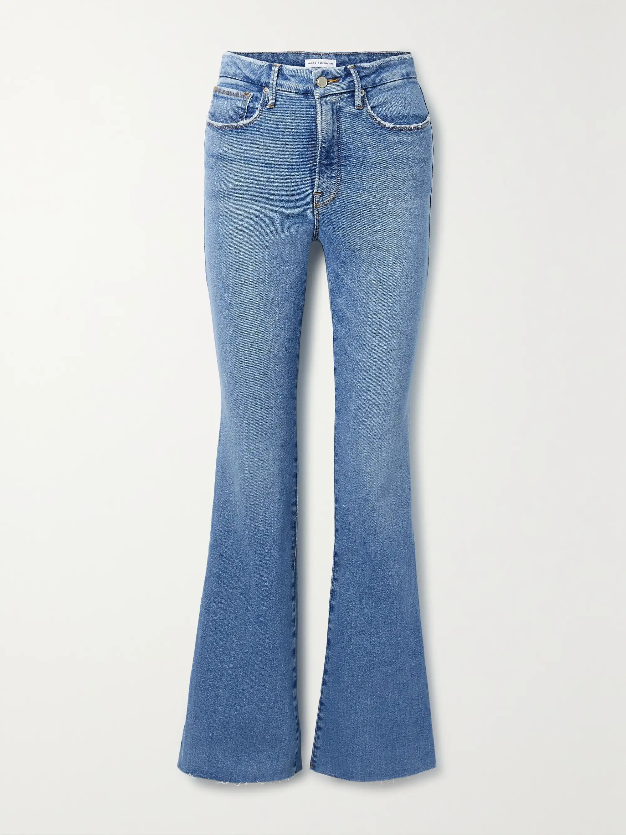 Good Classic high-rise bootcut jeans | NET-A-PORTER (UK & EU)