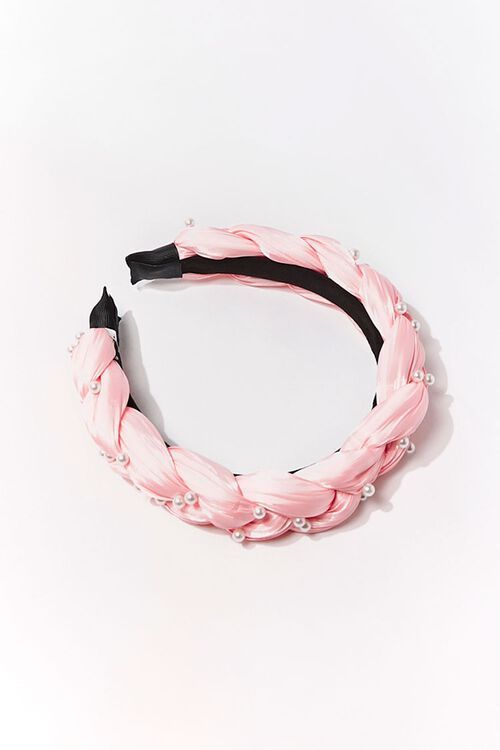 Braided Faux Pearl Headband | Forever 21 (US)