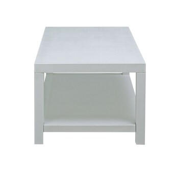 Westmore by ELK Lighting Herrin Blue Coastal Coffee Table with Storage | Lowe's