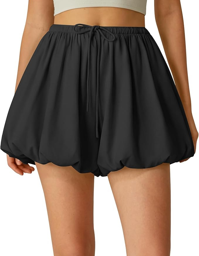 G4Free Chillwhisp Bubble Shorts for Women 3" Drawstring with Pockets Lightweight Workout Casual S... | Amazon (US)