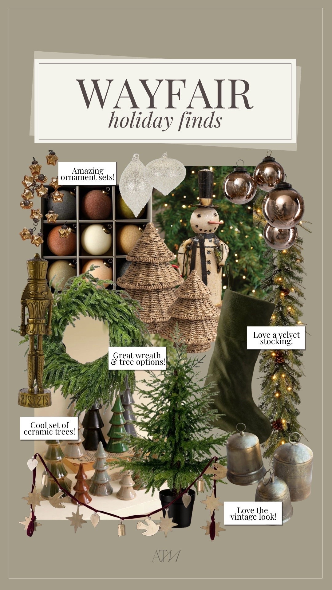 #AD Wayfair holiday finds I’m currently loving! 

 @wayfair #Wayfair #WayfairPartner #holidaydecor #christmasdecor #holidayfinds

#LTKSeasonal #LTKHome
