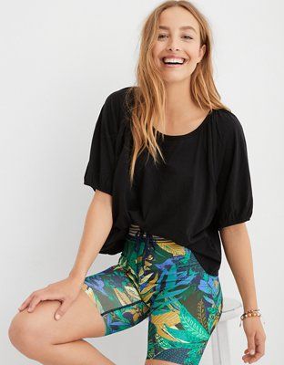 Aerie Bubble Sleeve T-Shirt | American Eagle Outfitters (US & CA)