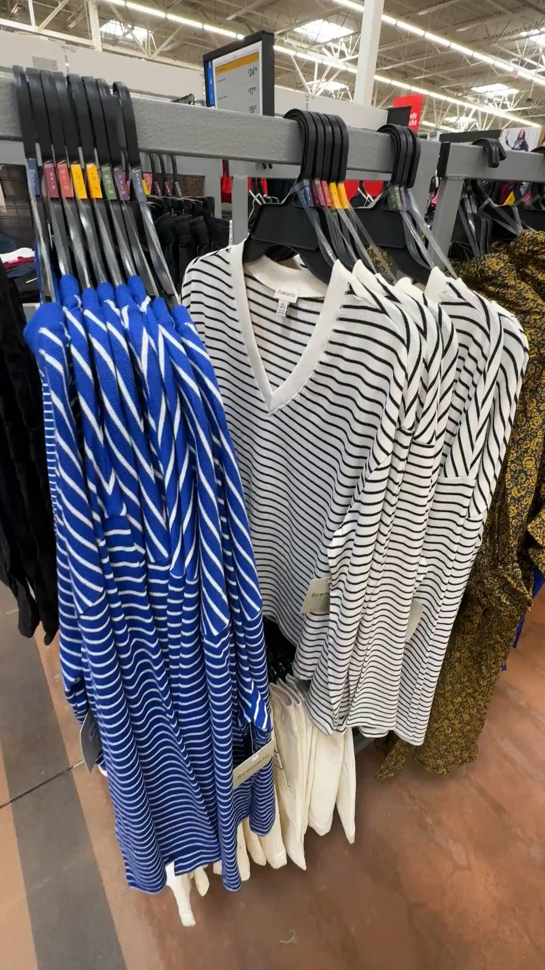 Oversized striped tee from Walmart