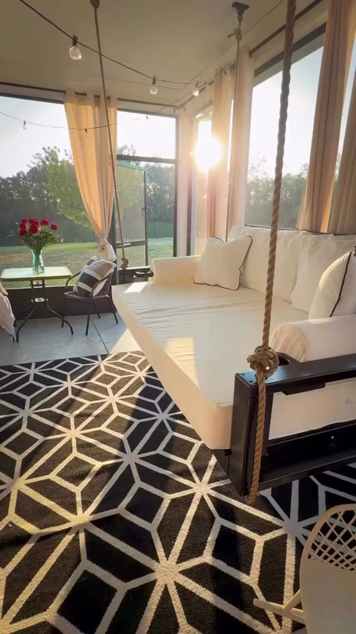 I wanted something that felt peaceful, cozy, and a little elevated—and this did exactly that.
Now this is where I start my mornings, reset during the day, and wind down at night.

It’s one of those pieces you don’t realize you needed until you have it… and then you can’t imagine your space without it.

If you’ve been thinking about upgrading your outdoor space, I’d definitely look into this 🤎

Saving this for when you’re ready to upgrade your porch 👀

