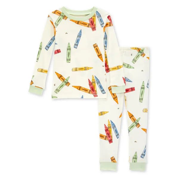 Color The World Organic Cotton Pajamas - 8 Years | Burts Bees Baby