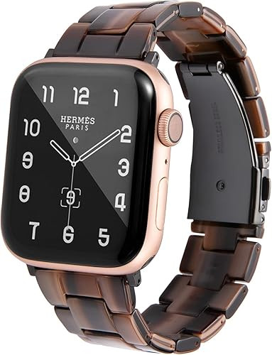 HOPO Compatible With Apple Watch Band Resin Strap Bracelet Wristband Thin Lightweight Replacement... | Amazon (US)