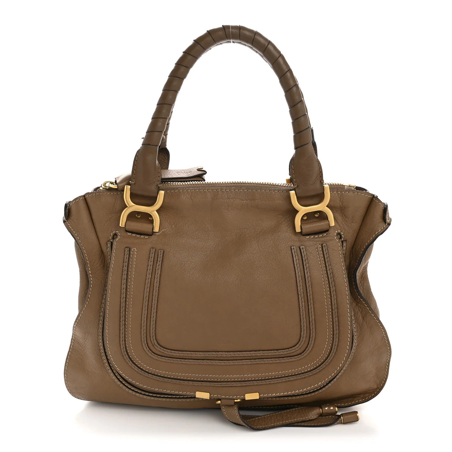 Calfskin Medium Marcie Satchel Nut | FASHIONPHILE (US)