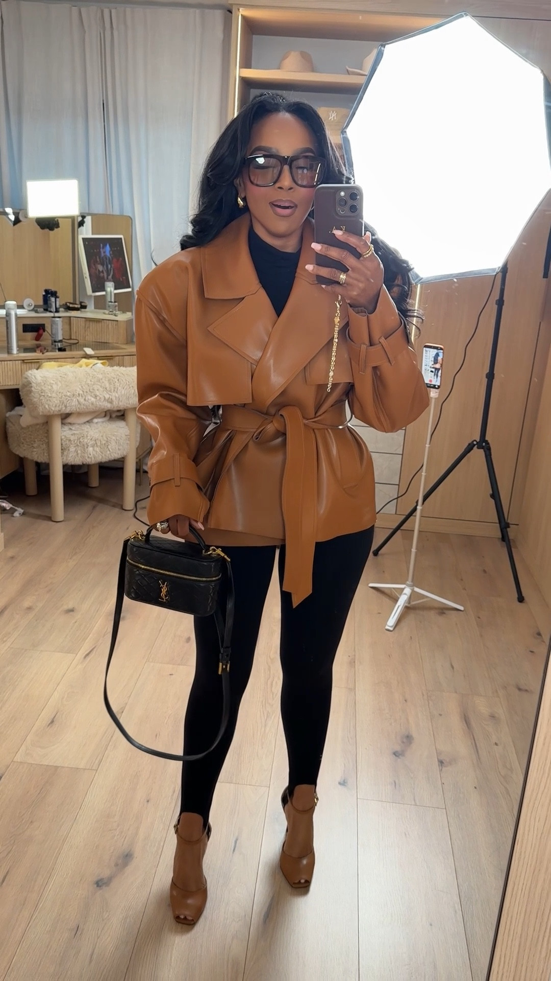 Cost per wear is exactly why this belted jacket is a wardrobe MVP — polished, timeless, and styled multiple ways so the value only gets better over time.

This is one of those pieces that instantly elevates a simple base. The structured silhouette and rich neutral tone make it easy to rewear with jeans, leggings, trousers, or dresses. A perfect example of a long-term shopping strategy where the cost per wear drops every time you reach for it again.

Perfect for workdays, dinner plans, fall and winter outings, date nights, and elevated everyday looks.

Shop instantly on the app to get all the details.

📏 Sizing:
Jacket: Small  
Leggings: Small  
Heels: TTS  

Measurements: 5'4" · 138 lbs · 34D · 27" waist · 40" hips

Cost per wear outfits, elevated neutral style, timeless wardrobe staples, chic everyday fashion, versatile fall outfits, long term shopping strategy.

Follow me on Instagram and YouTube @kirasfashionfinds

#LTKU #LTKootd #LTKgrwm