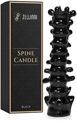 Zellinni Black Spine Candle, Decorative Goth Candles for Unique Home Decor Bar Decoration, Horror... | Amazon (US)