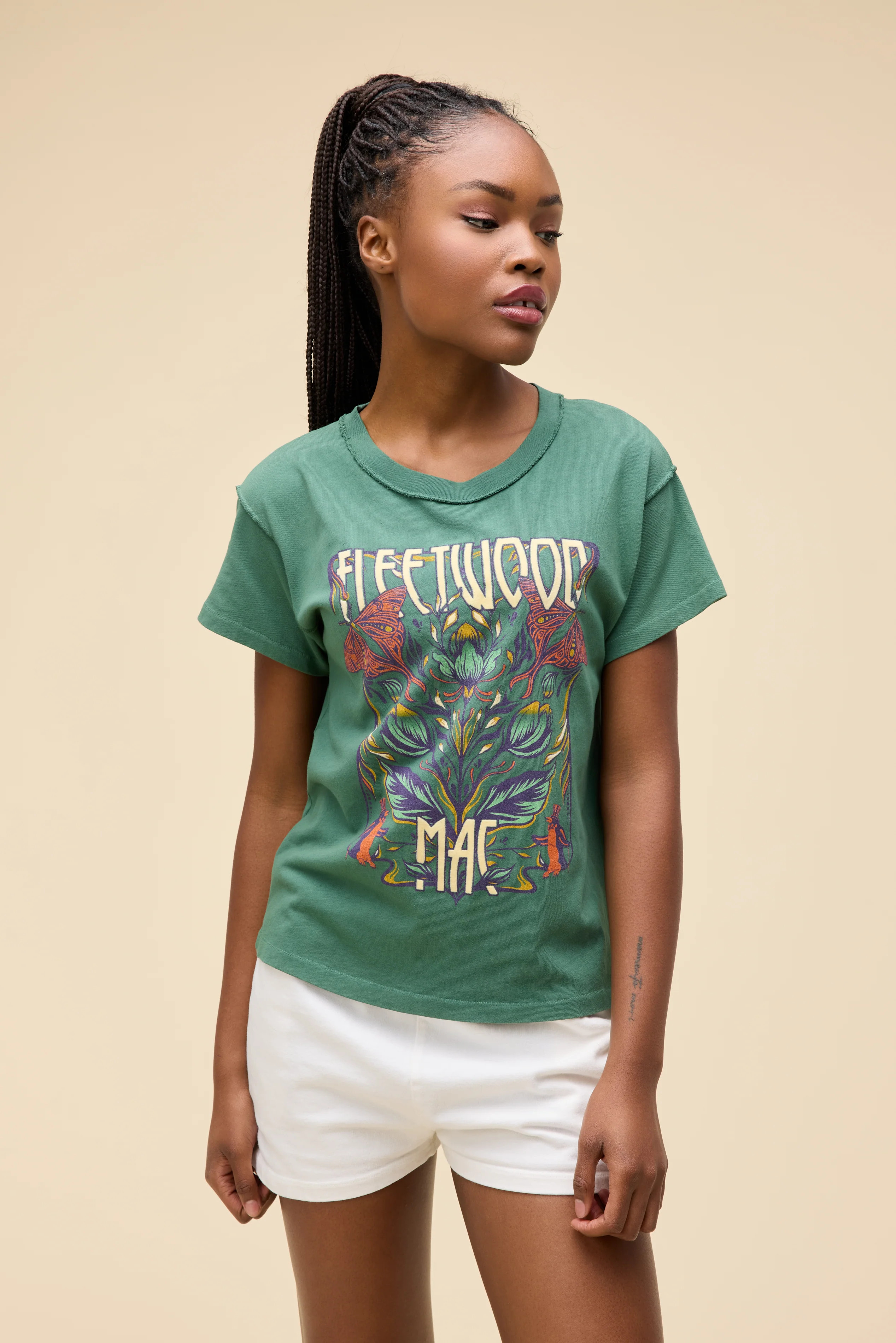 Fleetwood Mac Butterflies Reverse GF Tee | Daydreamer