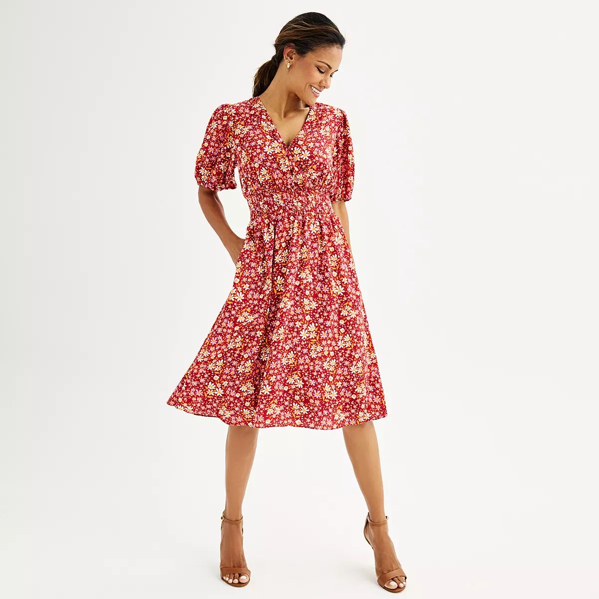 Womens DRAPER JAMES Faux Wrap Dress | Kohl's