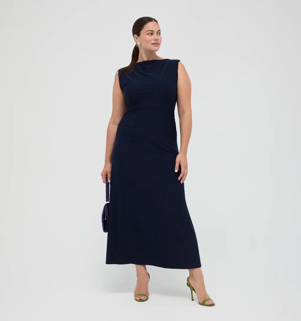 The Sloane Dress -  Midnight Navy | Hill House Home US