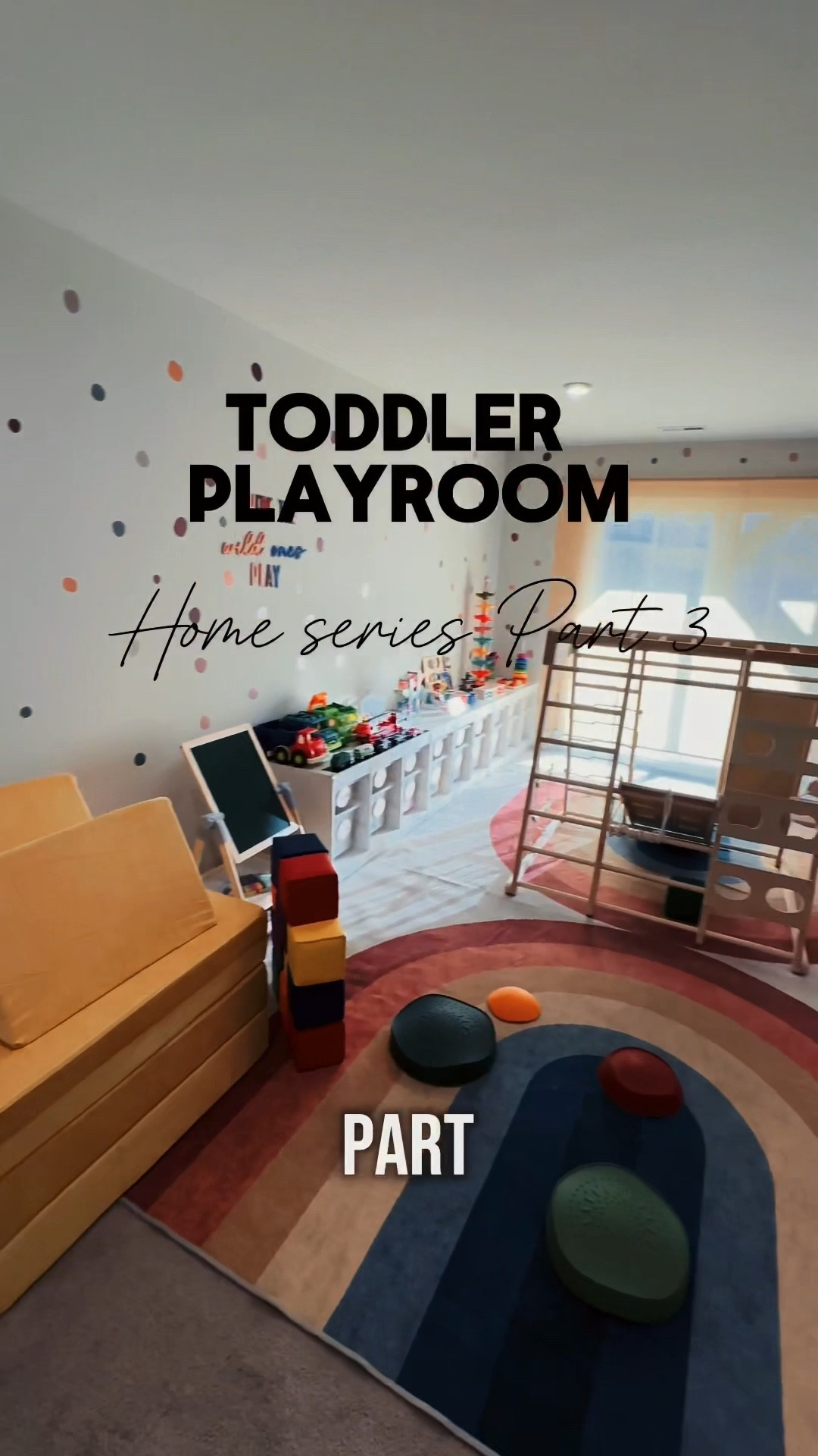 Ultimate DIY Playroom for your baby or toddlers playroom. Toys to for early education, sensory, play, and physical activity. 
Part 1/3#LTKbaby #LTKkids

#LTKGiftGuide