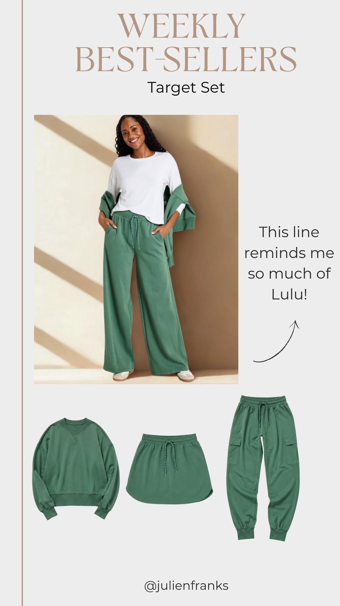 I’ve been loving this new Target set! It comes in so many cute colors too!!

#LTKdayinmylife #LTKootd #LTKgrwm